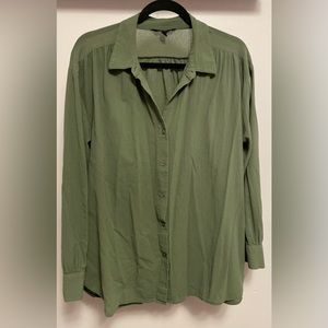 Banana Republic gauze button down shirt